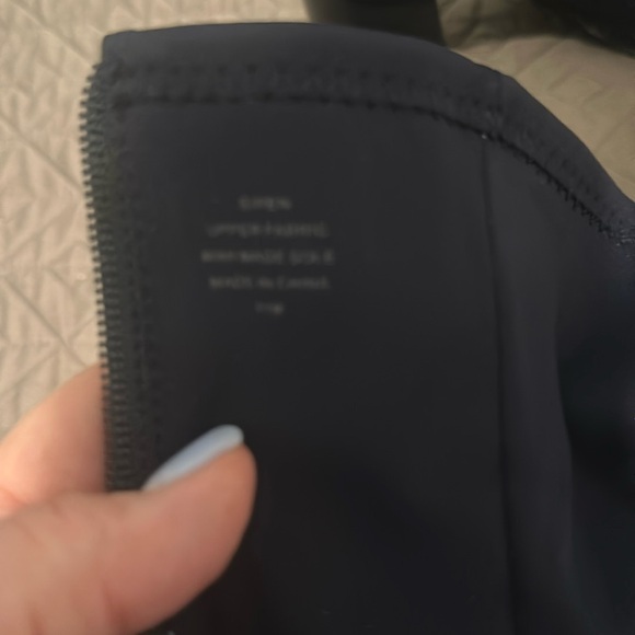 Jeffrey Campbell navy neoprene ankle bootie - siren - Picture 4 of 7